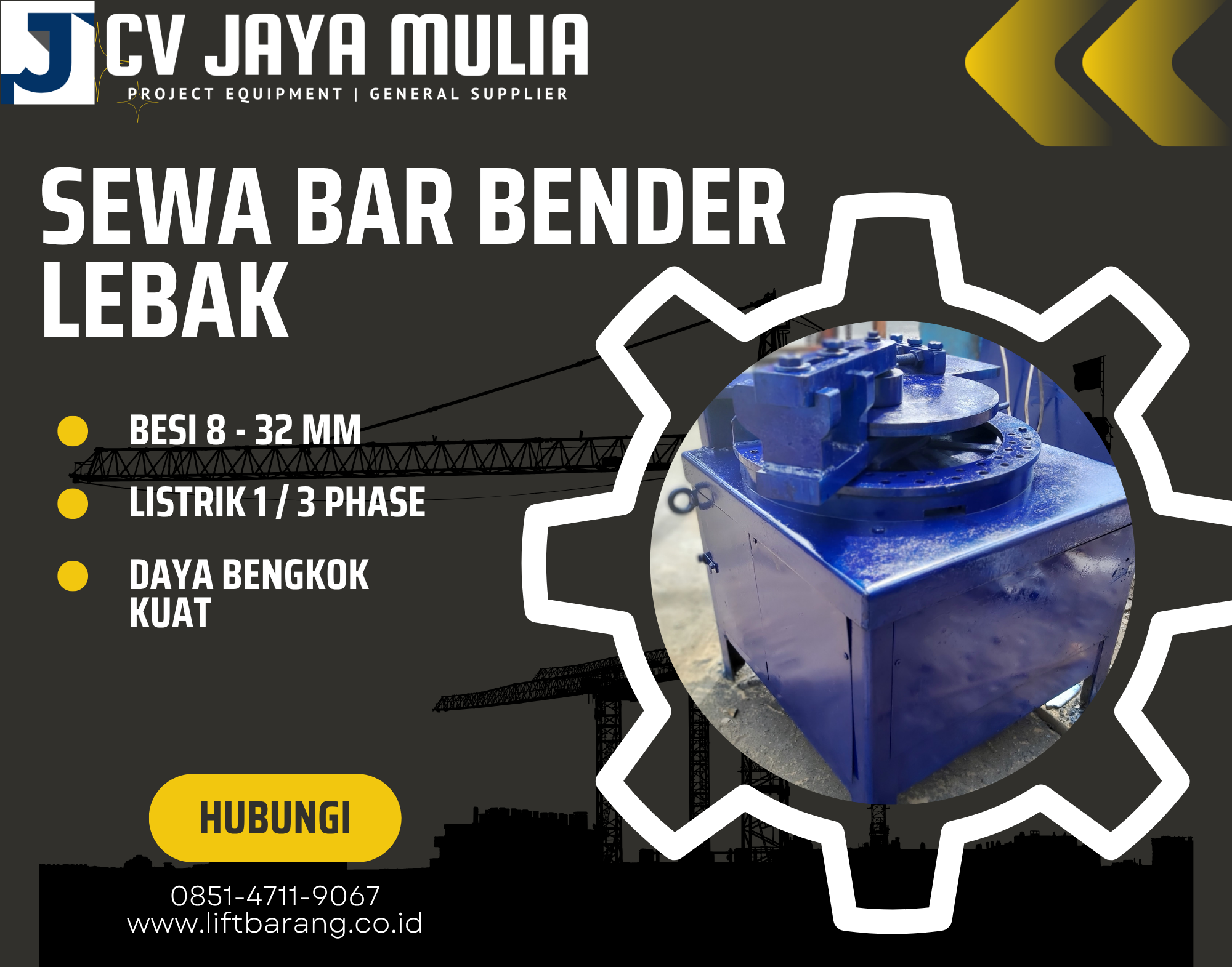 Sewa Bar Bender Lebak