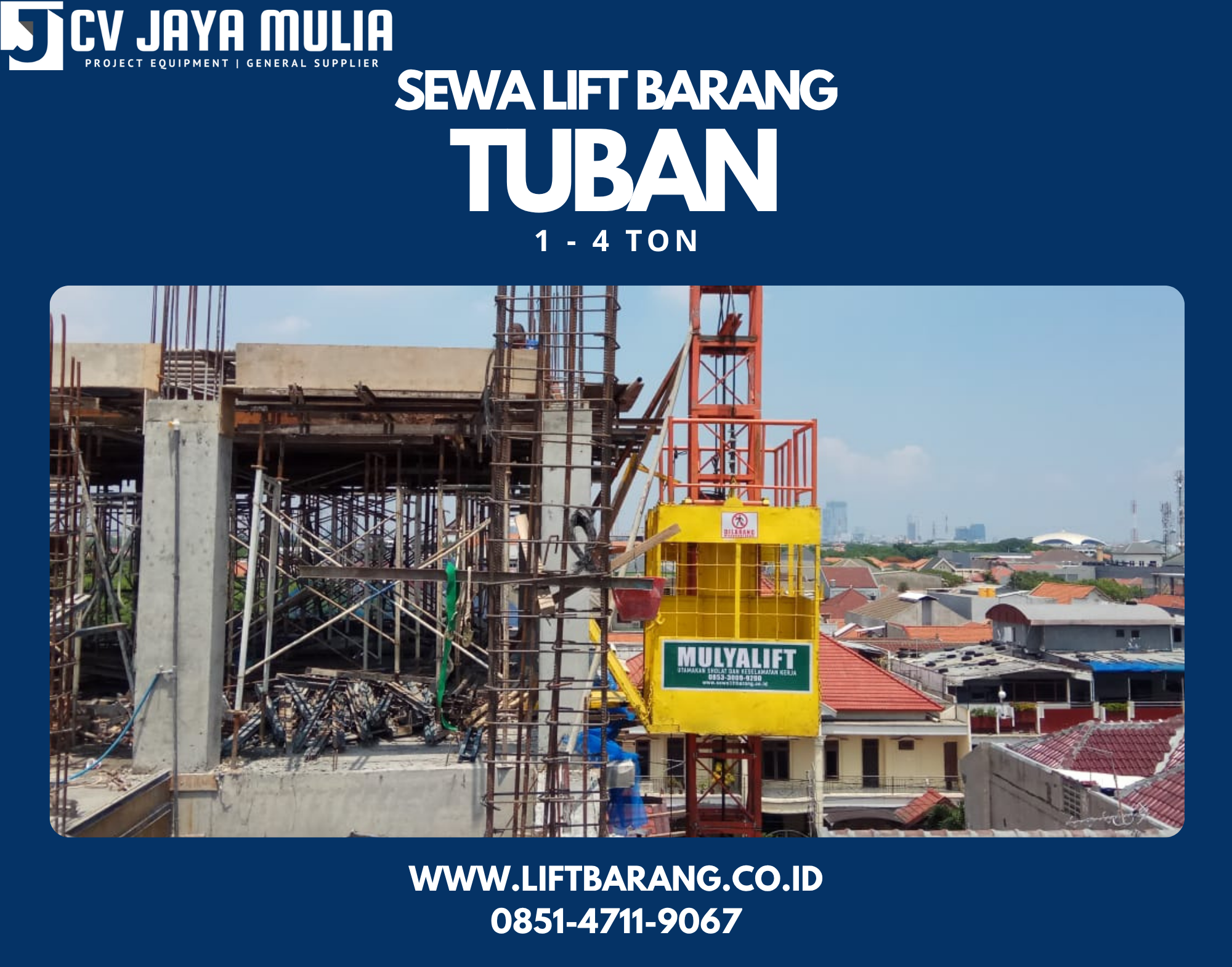 Sewa Lift Barang Tuban