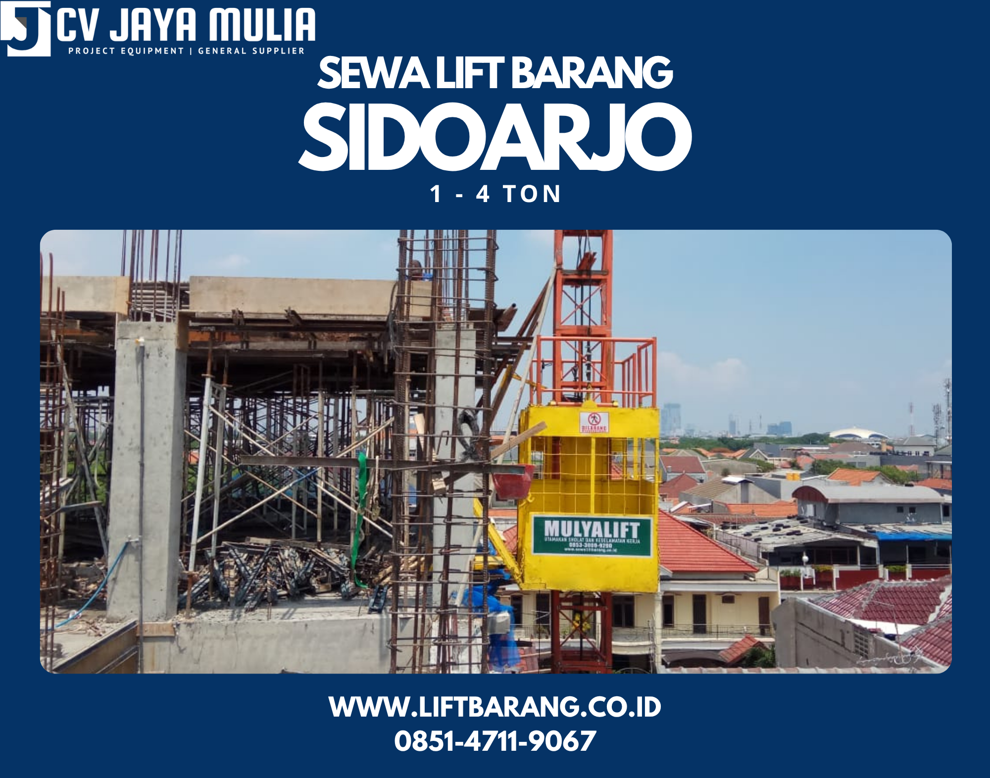 Sewa Lift Barang Sidoarjo