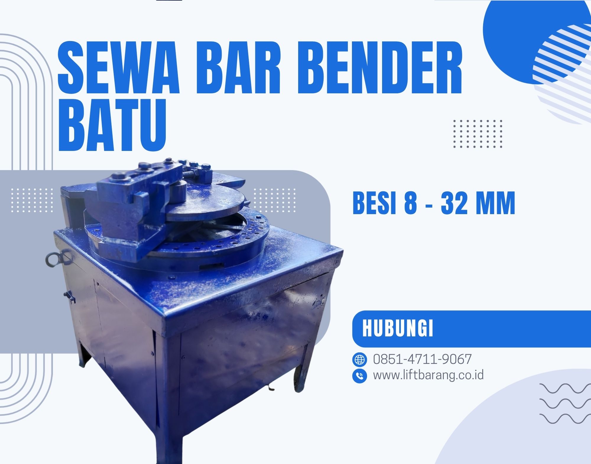 Sewa Bar Bender Batu