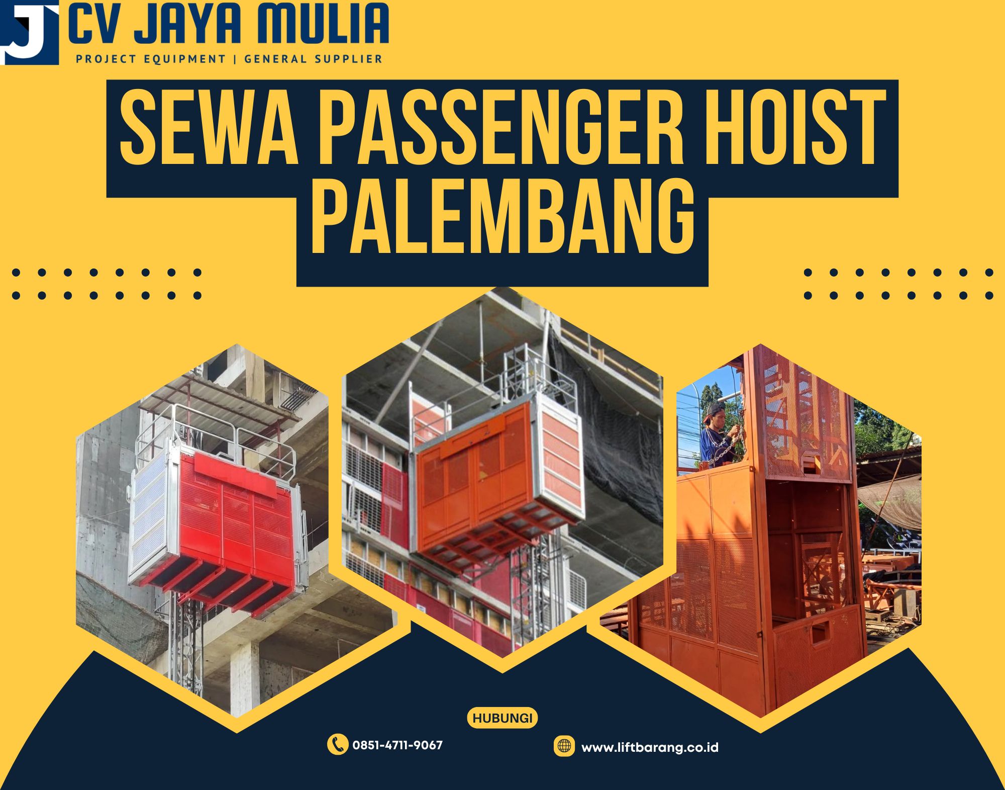 Sewa Passenger Hoist Palembang