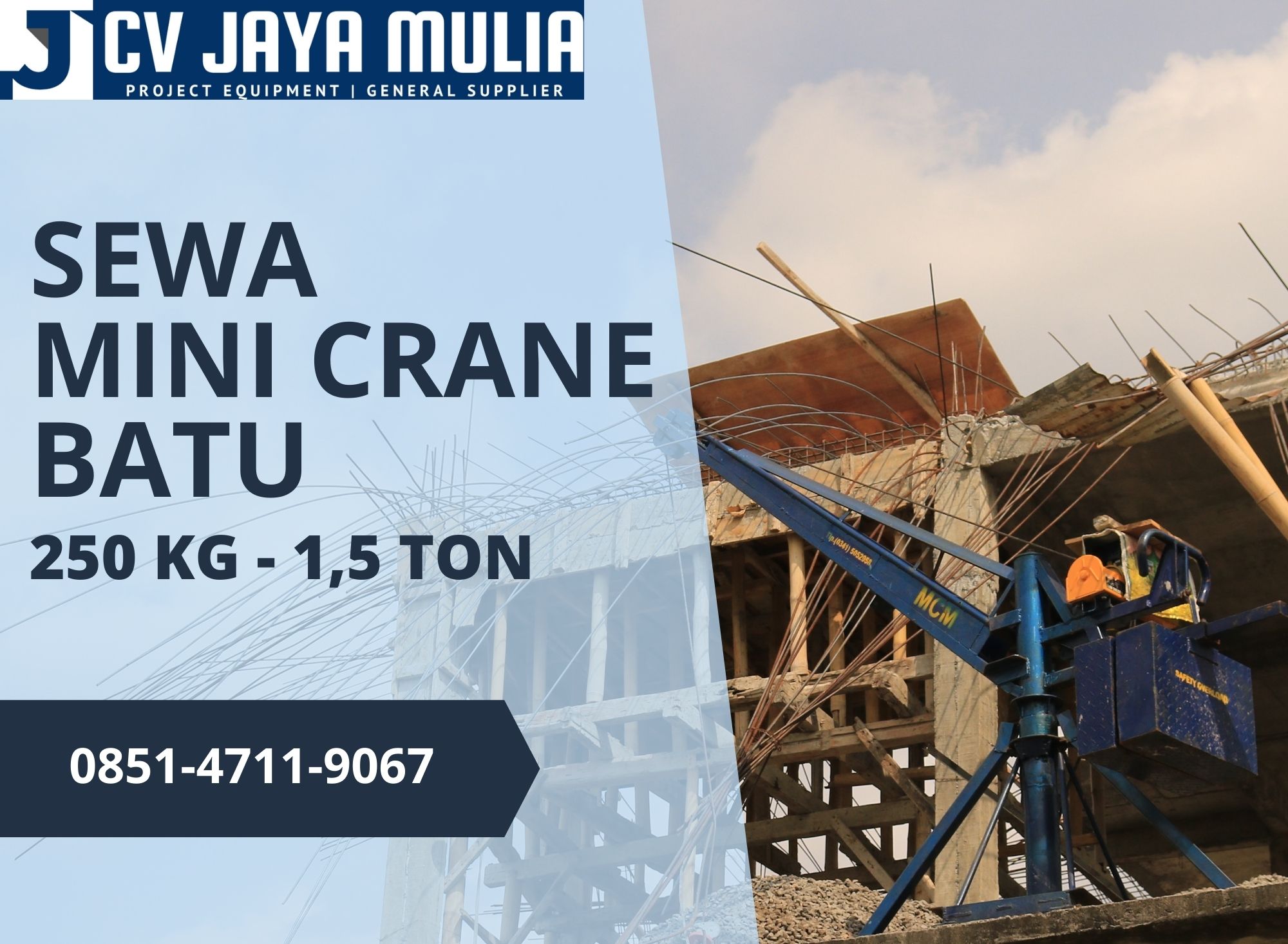 Rental Mini Crane Batu