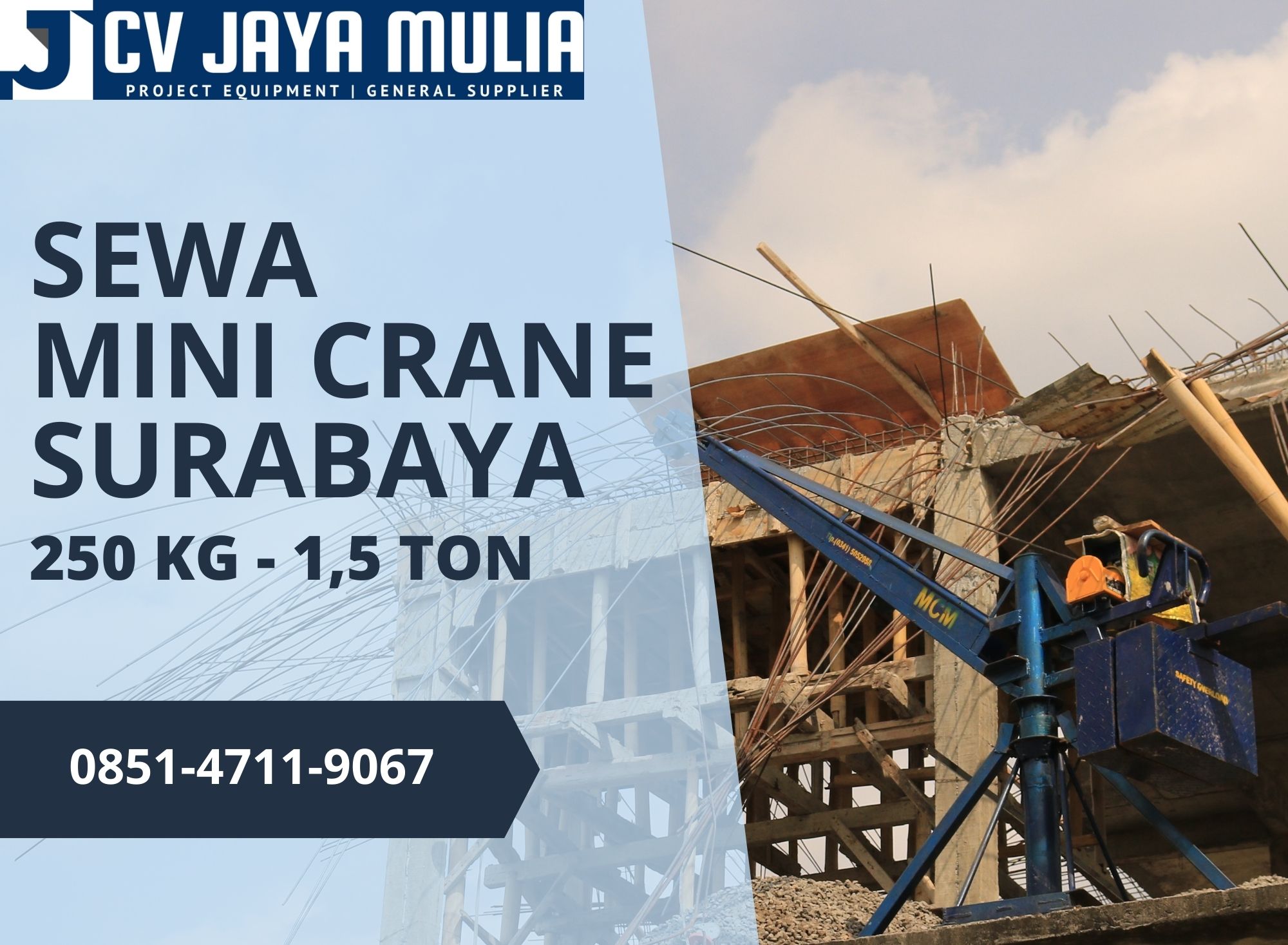 Sewa Mini Crane Surabaya