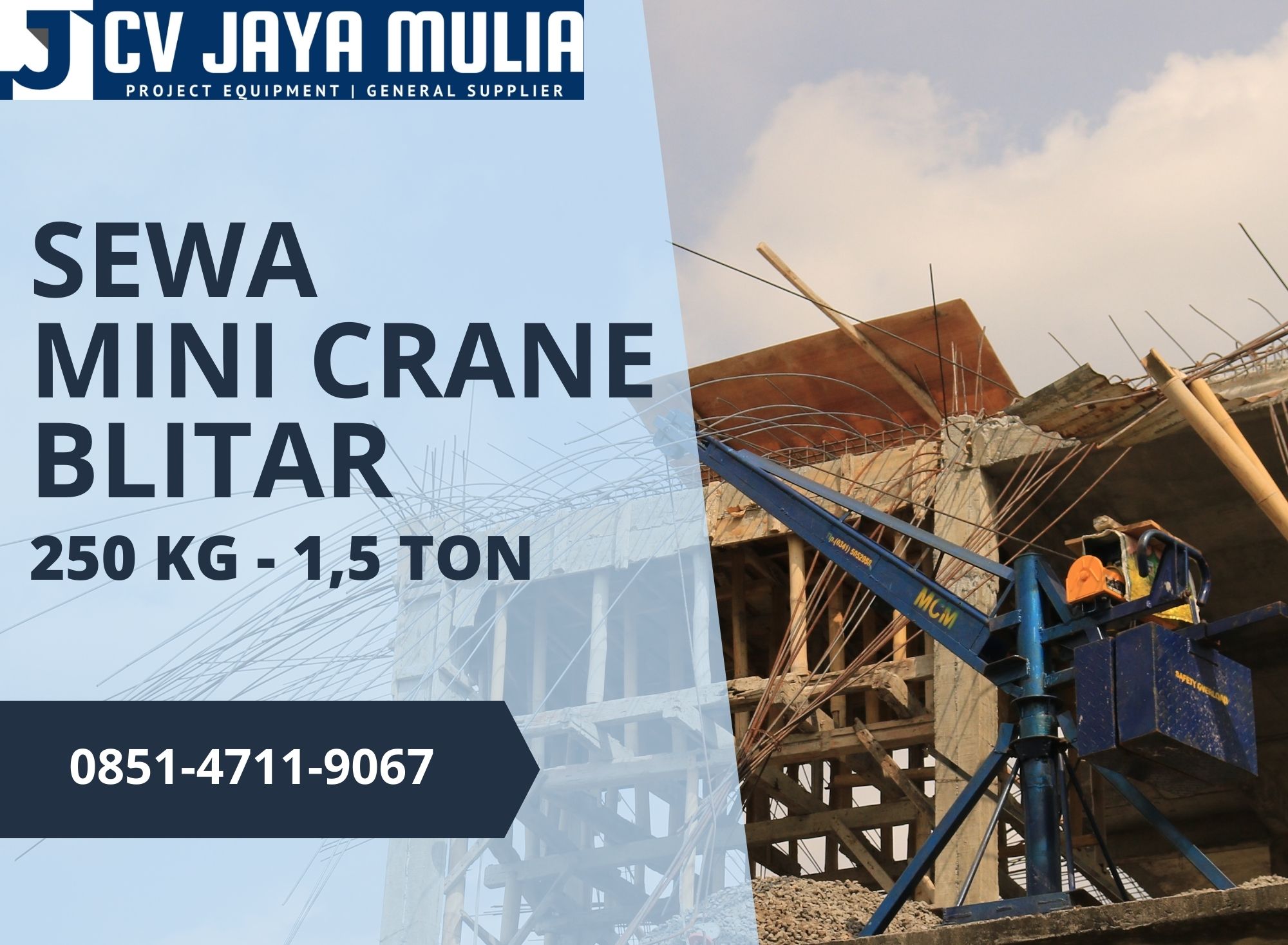Rental Mini Crane Blitar