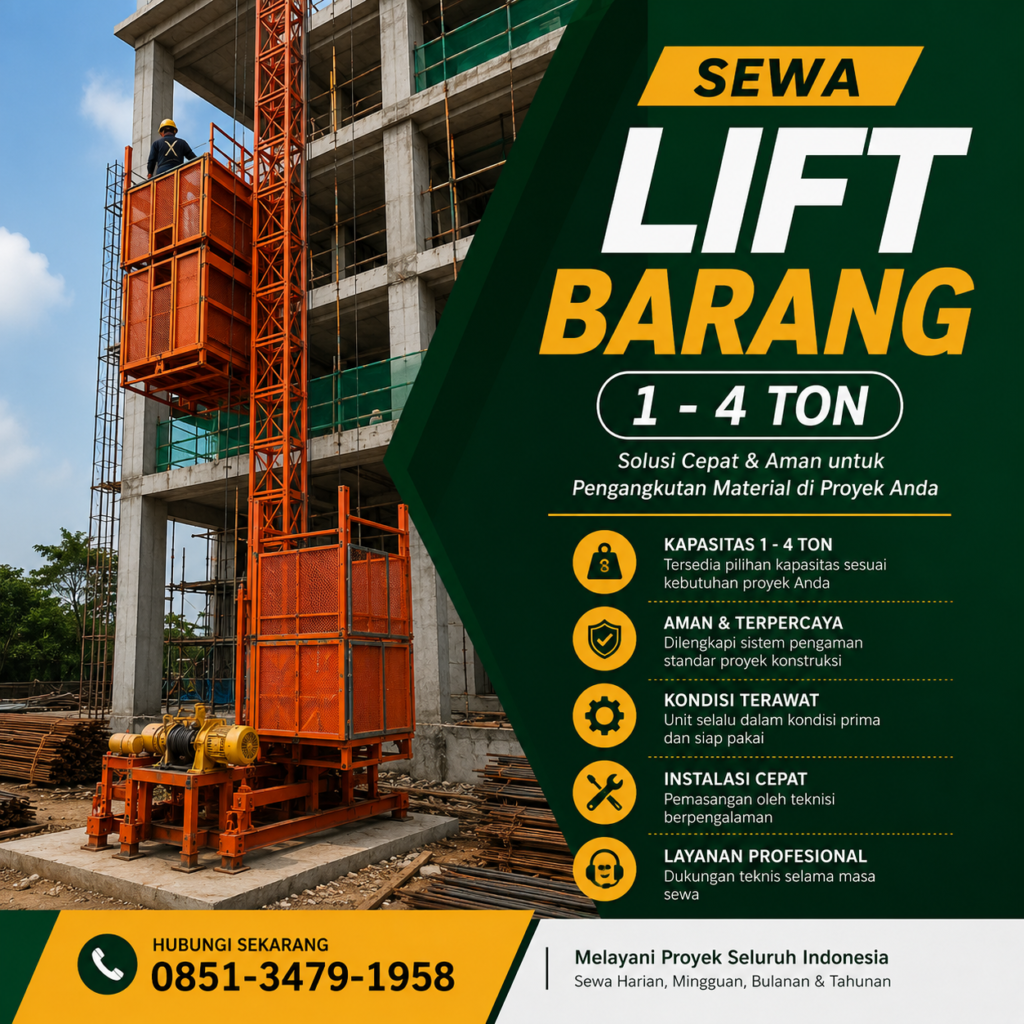 Sewa Lift Barang Bandung