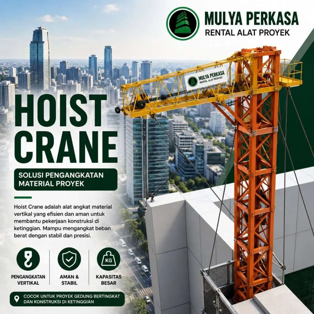 Hoist Crane Kapasitas 1–2 Ton | Mulya Perkasa