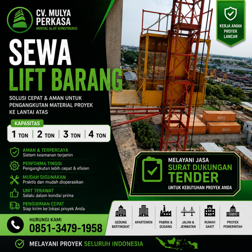 Sewa Lift Barang Jakarta Timur