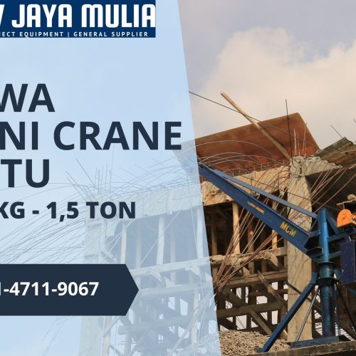 Rental Mini Crane Batu | Electric | 085147119067