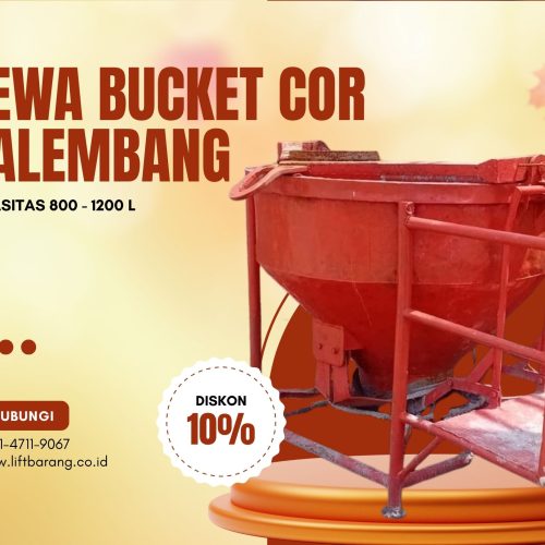 Sewa Bucket Cor Palembang | 800 – 1000 L | 085147119067