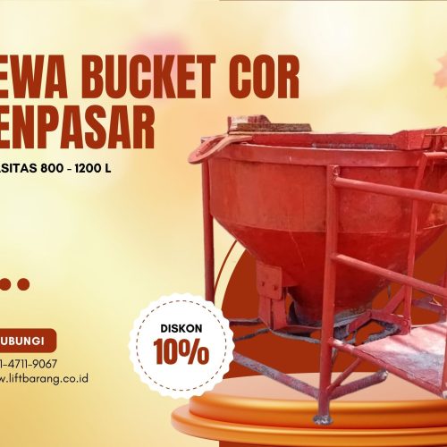 Sewa Bucket Cor Denpasar | 800 – 1000 L | 085147119067
